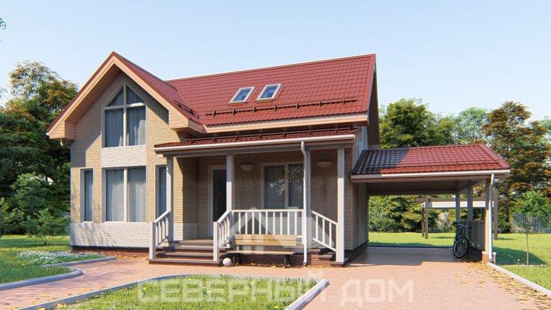 Проект каркасного дома Ясный