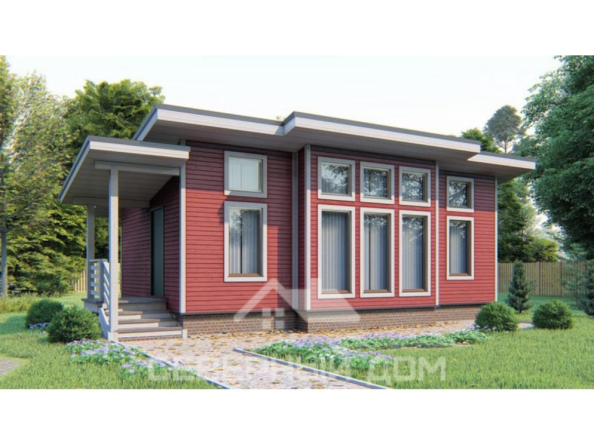 Проект каркасного дома Истра 43