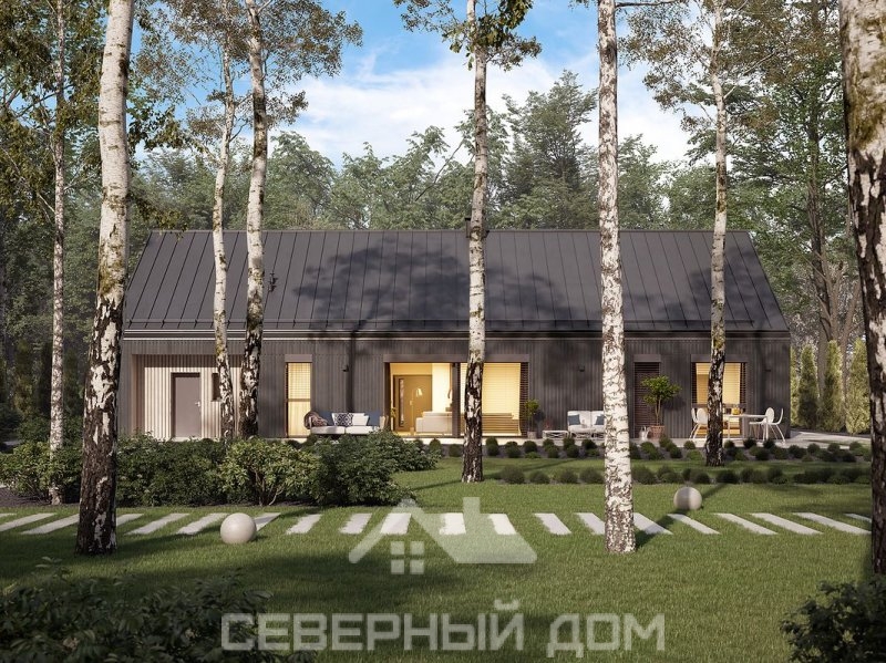 Проект каркасного дома Джем 125 БГ