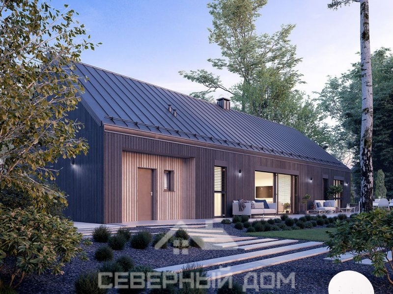 Проект каркасного дома Джем 125 БГ