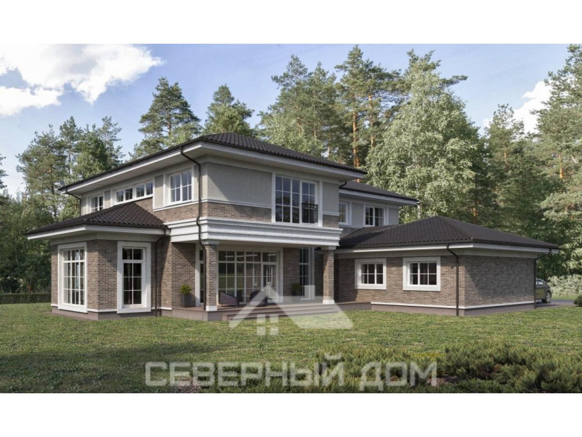 Проект каркасного дома Классик 210 БГ