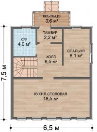 Планировка Верона / 1 этаж Планировка Верона - 1 этаж