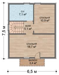 Планировка Верона / 2 этаж Планировка Верона - 2 этаж