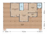 Планировка Хит-3 / 1 этаж Планировка Хит-3 - 1 этаж