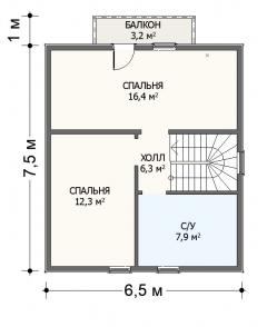 Планировка Верона - 2 этаж